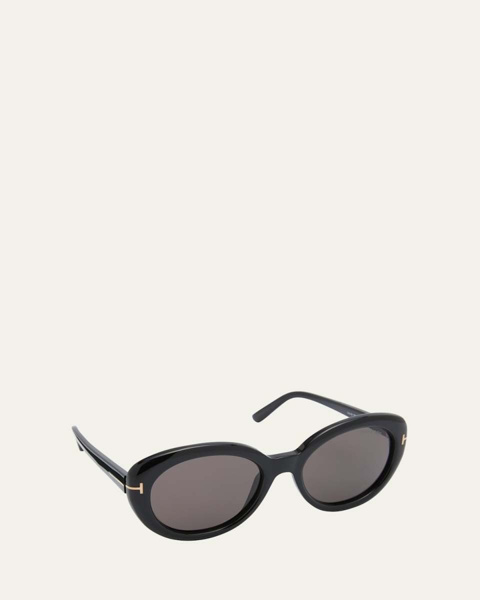 Lily Monochrome Acetate Cat-Eye Sunglasses